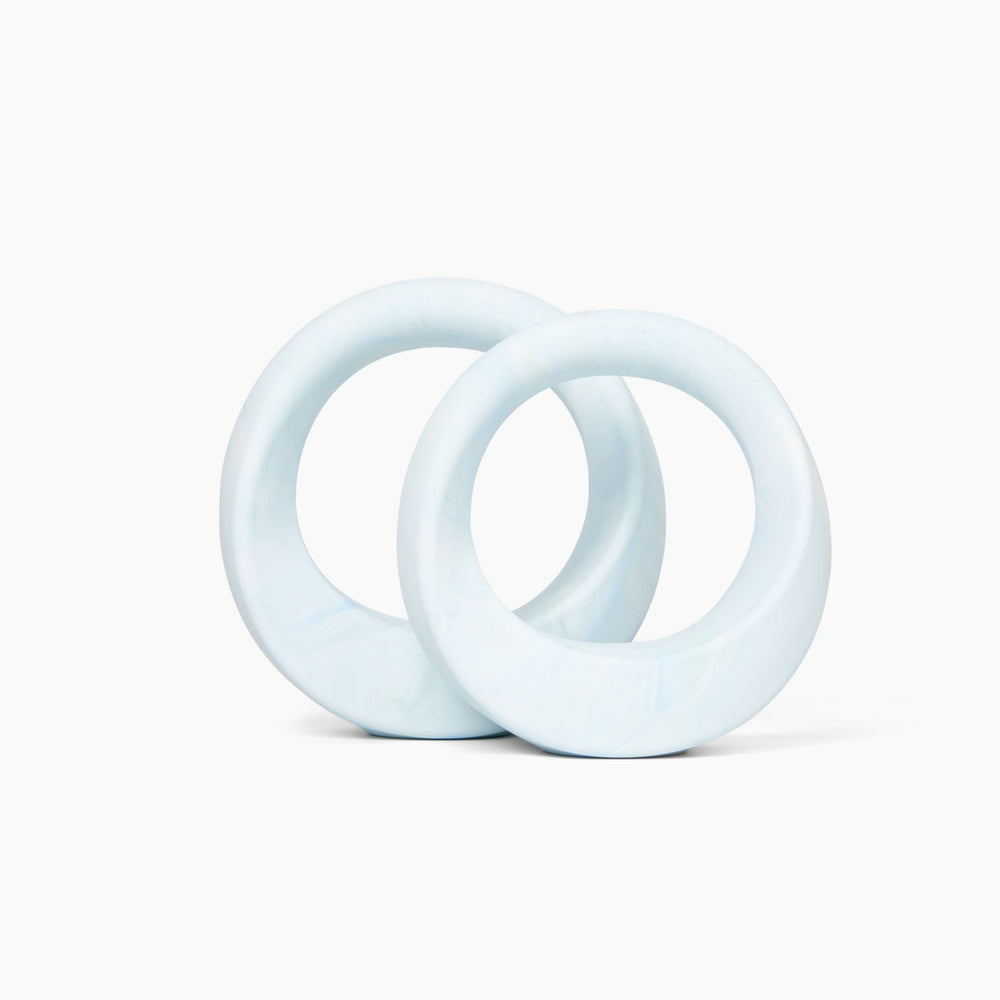 Swirl 4/7 lb, Ocean Marble Set of 2
