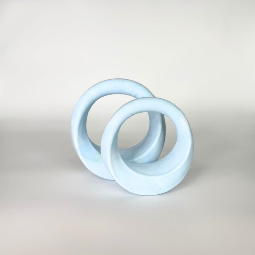 Swirl 4/7 lb, Ocean Marble Set of 2