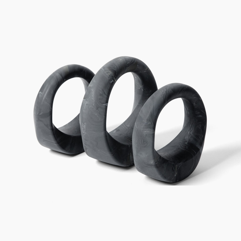 
                  
                    Swirl 4/7/4 lbs, Black Marble Set of 3
                  
                