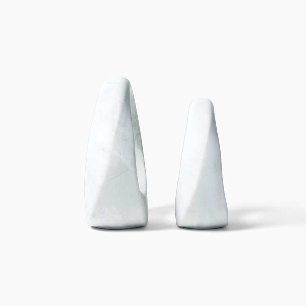 
                  
                    Swirl 4/7 lb, White Marble Set of 2
                  
                