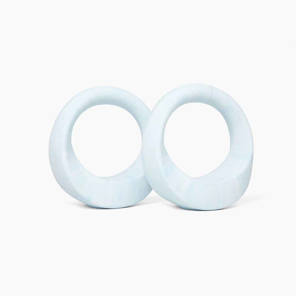 Swirl 7 lb, Ocean Marble Set of 2