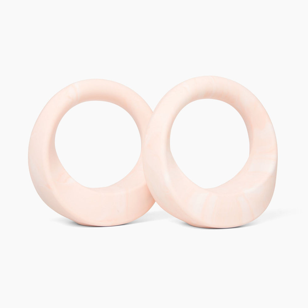 Swirl 7 lb, Rose Marble Set of 2